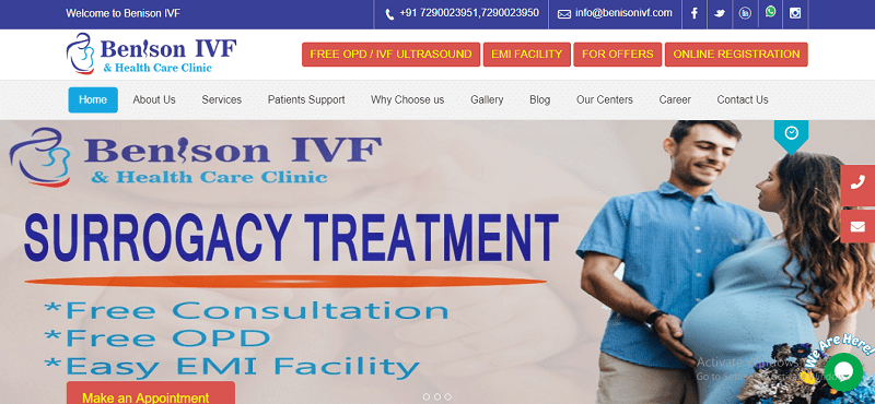 Top 10 Best IVF Centre in Delhi - Benison IVF & Health Care Clinic Delhi