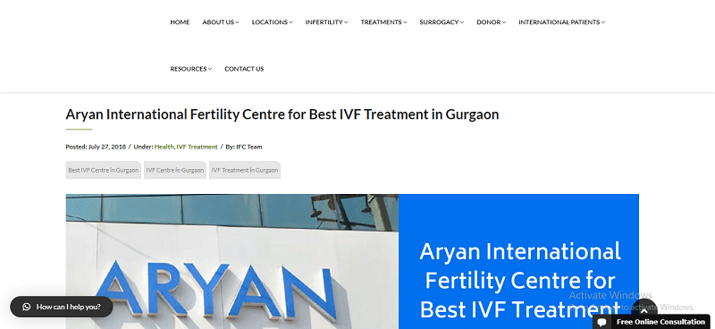 Aryan International Fertility Centre 