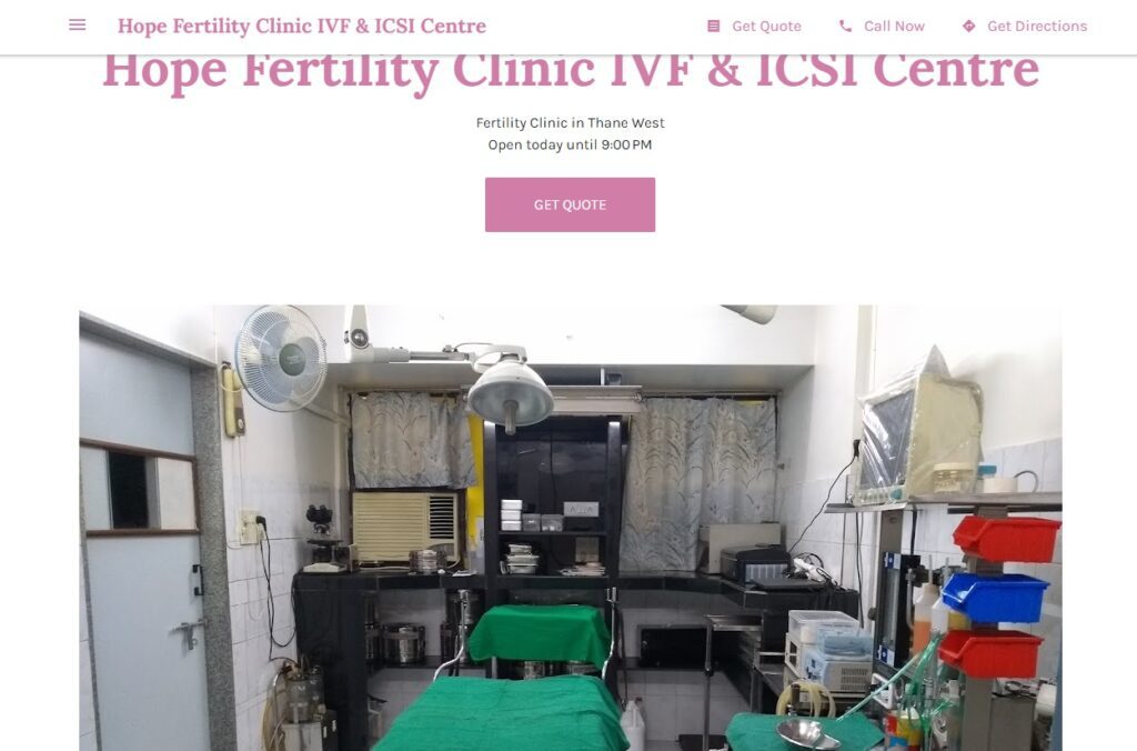 Hope fertility clinic 