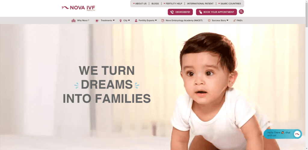 Best IVF Centre in India - Nova IVF Fertility